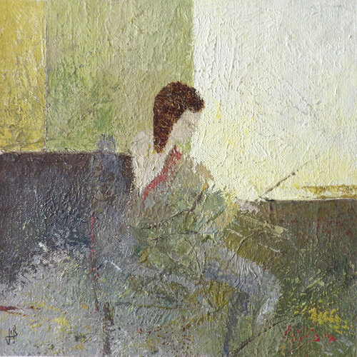 La jeune pianiste di J-Claude Bernard, Pittura in vendita su Singulart