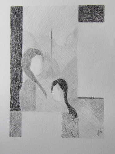 mère et fille von J-Claude Bernard, Zeichnungen kaufen auf Singulart