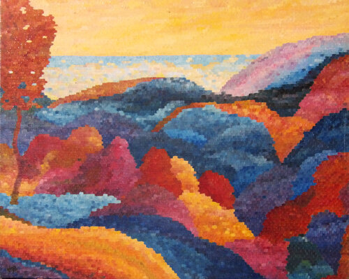 Provence by J-Claude Bernard, Painting for Sale on Singulart
