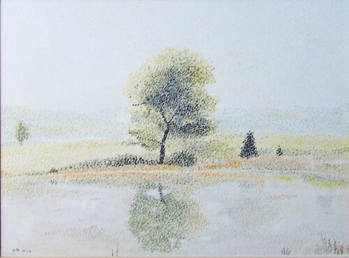 Solitaire by J-Claude Bernard, 紙の作品 for Sale on Singulart