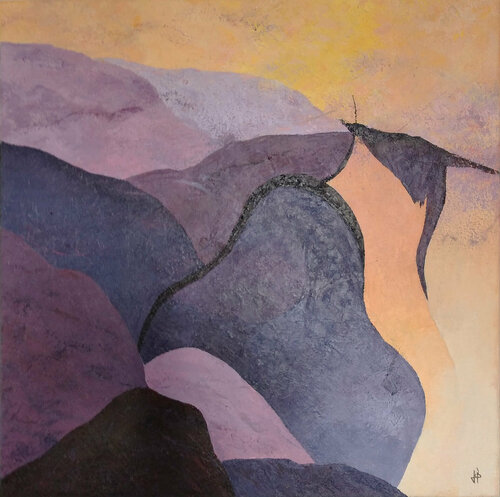 La chute par J-Claude Bernard, Peinture en vente sur Singulart