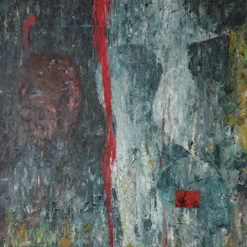 La déchirure by J-Claude Bernard, 油畫 for Sale on Singulart