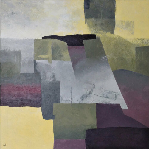 Les fenêtres 52 par J-Claude Bernard, Peinture en vente sur Singulart