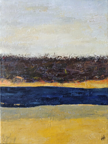 Sur l'autre rive 2 par J-Claude Bernard, Peinture en vente sur Singulart