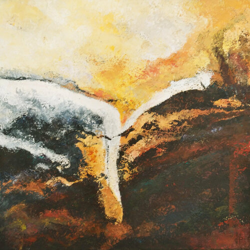Grande faille par J-Claude Bernard, Peinture en vente sur Singulart