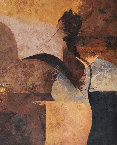 Attente par J-Claude Bernard, Peinture en vente sur Singulart