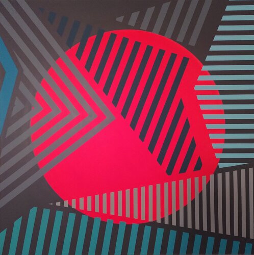 Cerchio rosso von Wio Karstens, Malerei kaufen auf Singulart