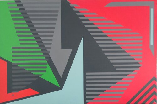 Bordi colorati van Wio Karstens, Schilderij te koop op Singulart