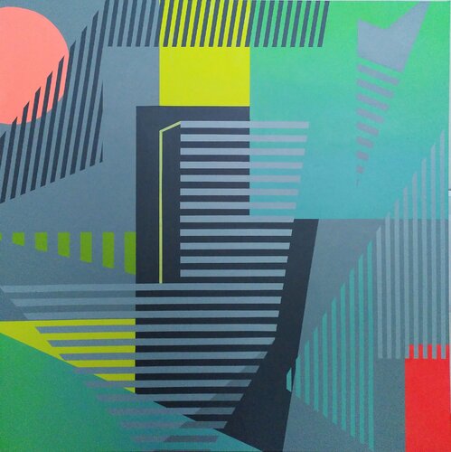 Constructions 01_02_2023 di Wio Karstens, Pittura in vendita su Singulart