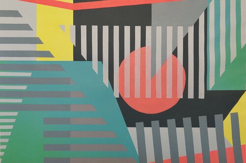 Constructions 02_01_2023 di Wio Karstens, Pittura in vendita su Singulart