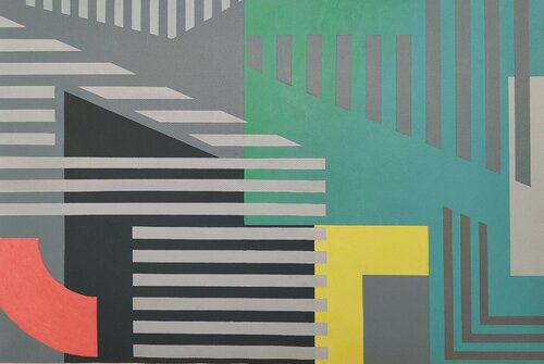 Constructions 03_01_2023 di Wio Karstens, Pittura in vendita su Singulart