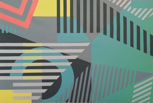 Constructions 05_01_2023 di Wio Karstens, Pittura in vendita su Singulart