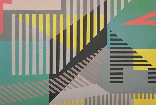 Constructions 07_01_2023 di Wio Karstens, Pittura in vendita su Singulart