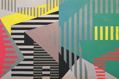 Constructions 09_01_2023 di Wio Karstens, Pittura in vendita su Singulart