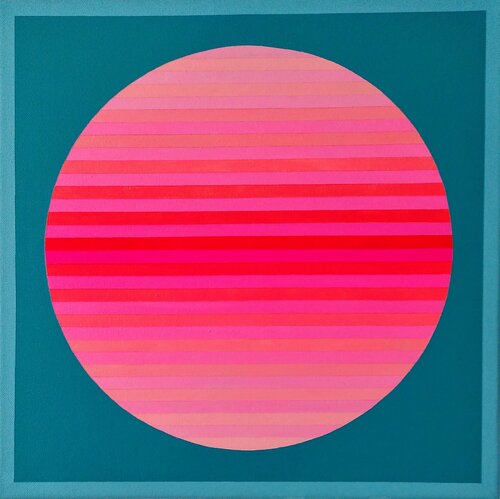 Think pink 3 von Wio Karstens, Malerei kaufen auf Singulart