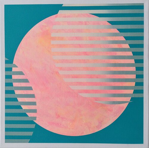 Costellatione geometrica 1 by Wio Karstens, 油畫 for Sale on Singulart