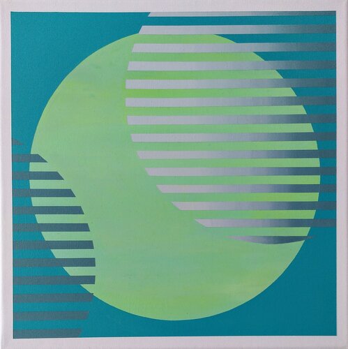 Costellatione geometrica 2 by Wio Karstens, 油畫 for Sale on Singulart