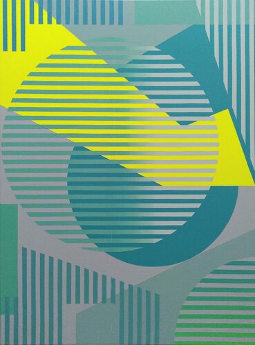Aspetti geometrici 1 by Wio Karstens, 油畫 for Sale on Singulart