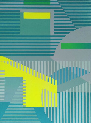 Aspetti geometrici 2 by Wio Karstens, 油畫 for Sale on Singulart