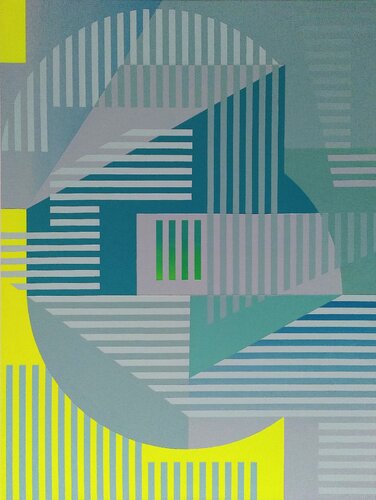 Aspetti geometrici 3 by Wio Karstens, 油畫 for Sale on Singulart