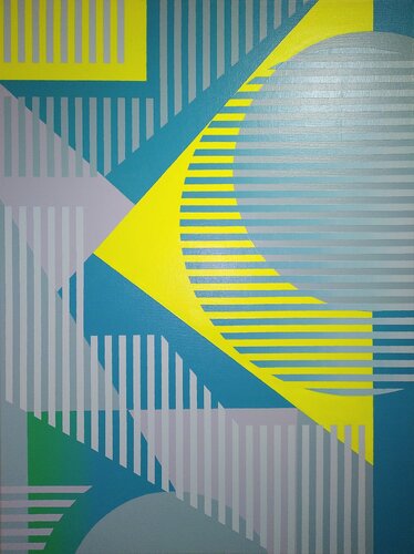 Aspetti geometrici 6 by Wio Karstens, 油畫 for Sale on Singulart