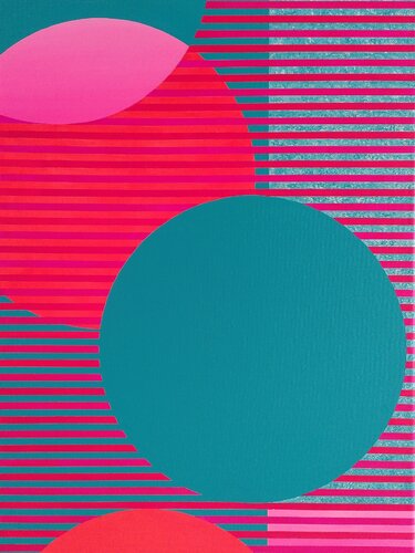 Focus on the circle 3 van Wio Karstens, Schilderij te koop op Singulart