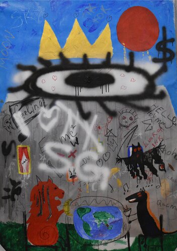 in the middle of... von Nelli Gevorgyan, Malerei kaufen auf Singulart