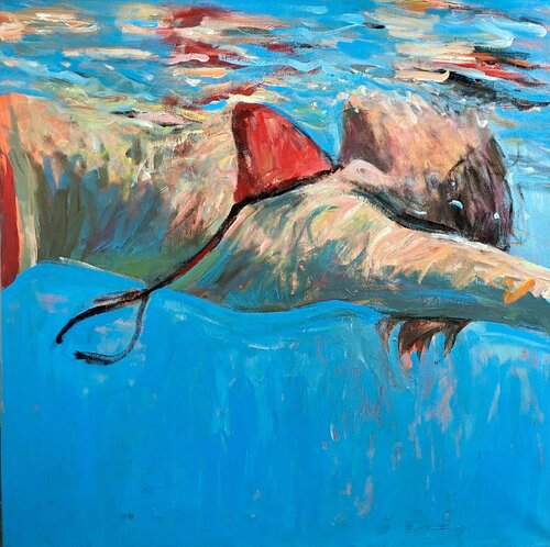 OCEAN LOVE van Elisabetta Schlegel, Schilderij te koop op Singulart