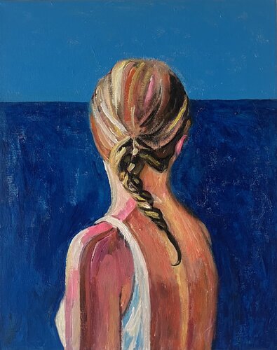 LOOKING INTO SUMMER by Elisabetta Schlegel, Painting for Sale on Singulart