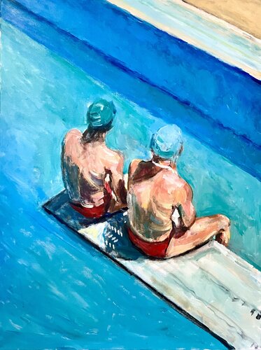 JUST CHILLIN‘ di Elisabetta Schlegel, Pittura in vendita su Singulart