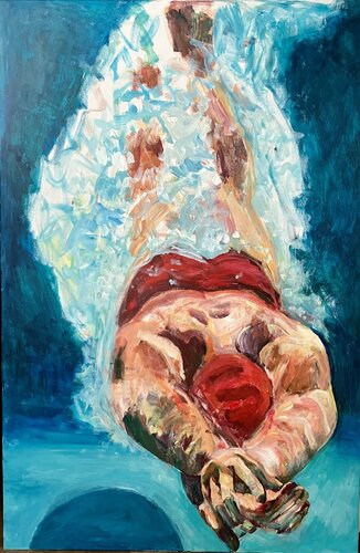 MAKE A SPLASH par Elisabetta Schlegel, Peinture en vente sur Singulart