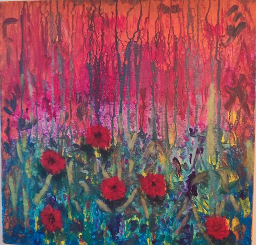 FEUX DE FORËTS von Zoubir farsi, Malerei kaufen auf Singulart