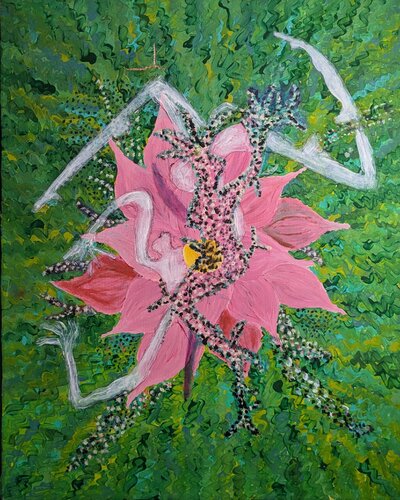 Mermaids from a different kind. van Nancy Barasch, Schilderij te koop op Singulart
