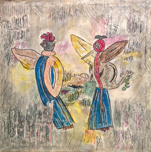 Lola shows the way. van Nancy Barasch, Schilderij te koop op Singulart