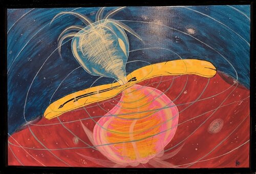 ClocksOfUniverse van Olha Hranevska, Schilderij te koop op Singulart