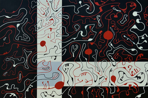 Composizione in Nero ( Seconda Variazione) by Massimo Rubbi, 회화 for Sale on Singulart