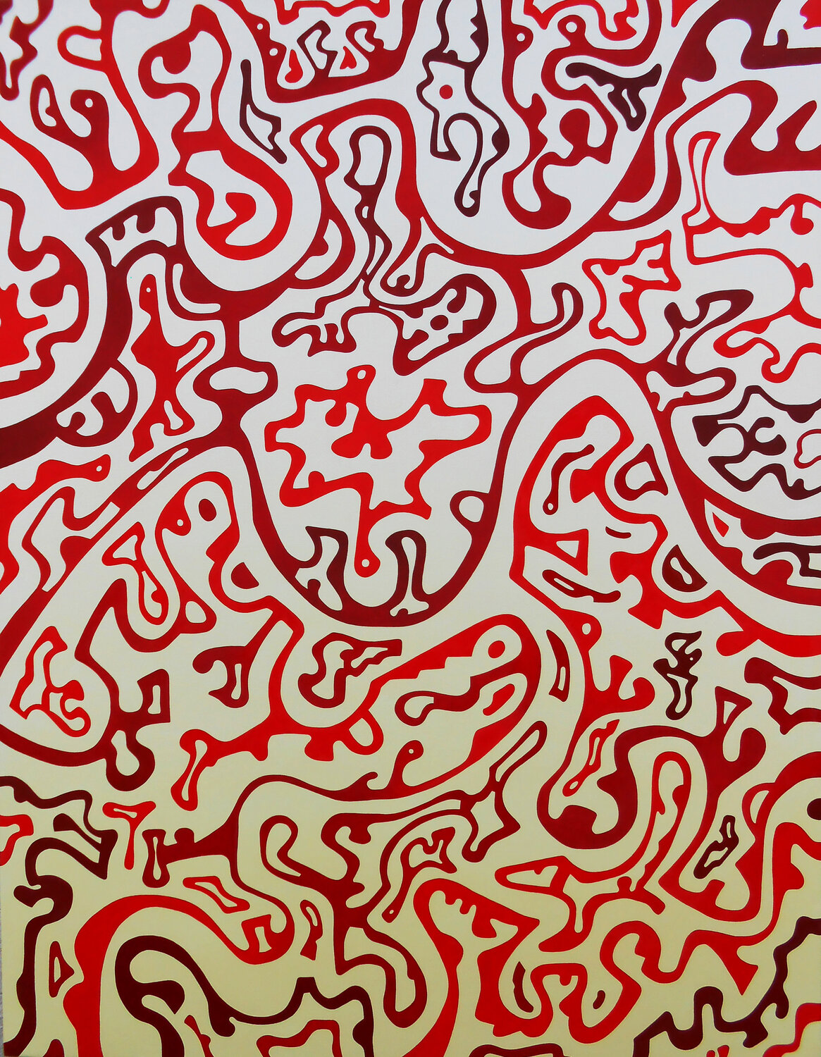 Composizione in Rosso N°2 Massimo Rubbi