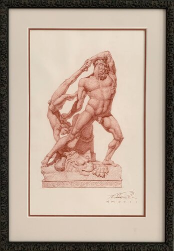 Canova's Hercules di Thomas Alexander, Disegno in vendita su Singulart