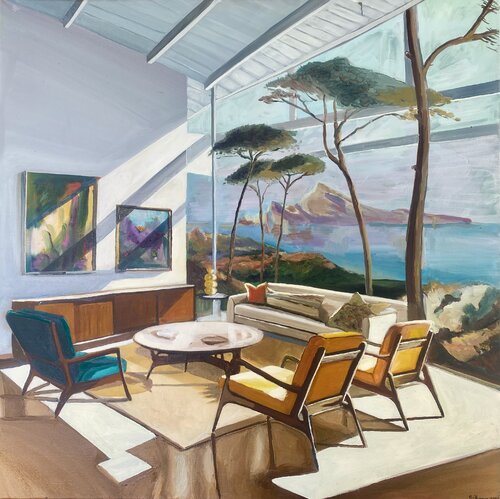 Couleurs en conversation par sabrina alvarez, Peinture en vente sur Singulart