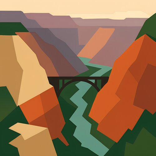 River's Journey di Syd Lawrence, Digitale in vendita su Singulart