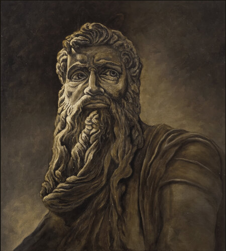 The Voice of Stone by Predună Cristinel, Painting for Sale on Singulart