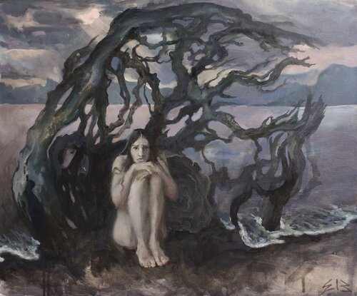 Doubt di Barbara Efi, Pittura in vendita su Singulart