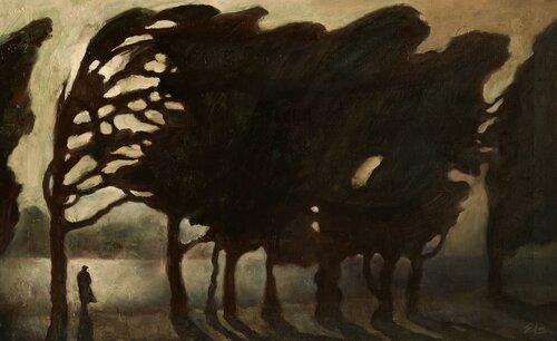 Wind. Solitude van Barbara Efi, Schilderij te koop op Singulart