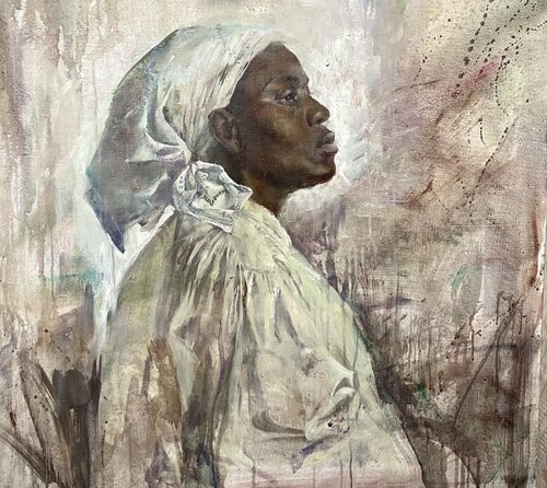 She - Eni van Barbara Efi, Schilderij te koop op Singulart