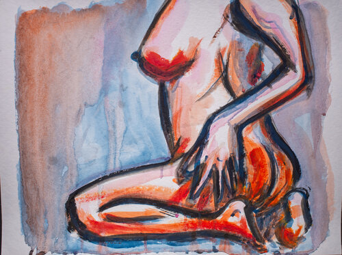 Side View of a Beauty de Kai Thomas, Pintura a la venta en Singulart