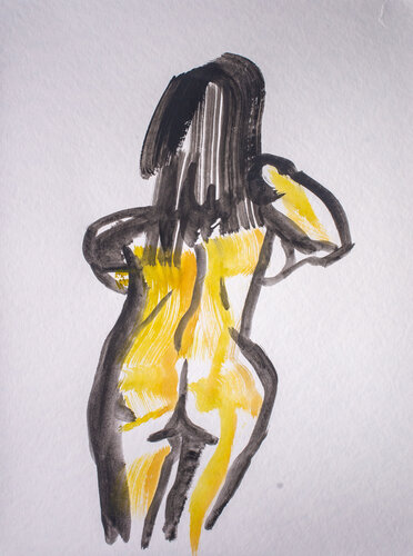 Back View of a Beauty de Kai Thomas, Pintura a la venta en Singulart
