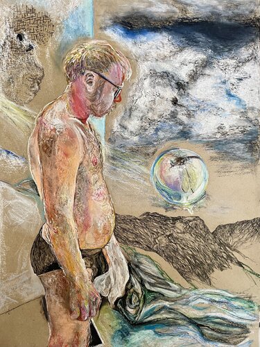 The looking glass van Cameron de Bruyn, Werk op papier te koop op Singulart