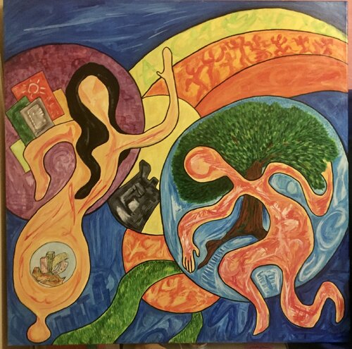 MULTIVERSE par Hassan Zanoune, Peinture en vente sur Singulart