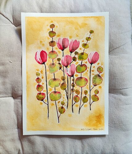 Flores silvestres by Lola López Girón, Painting for Sale on Singulart