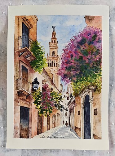 Sevilla by Lola López Girón, Painting for Sale on Singulart